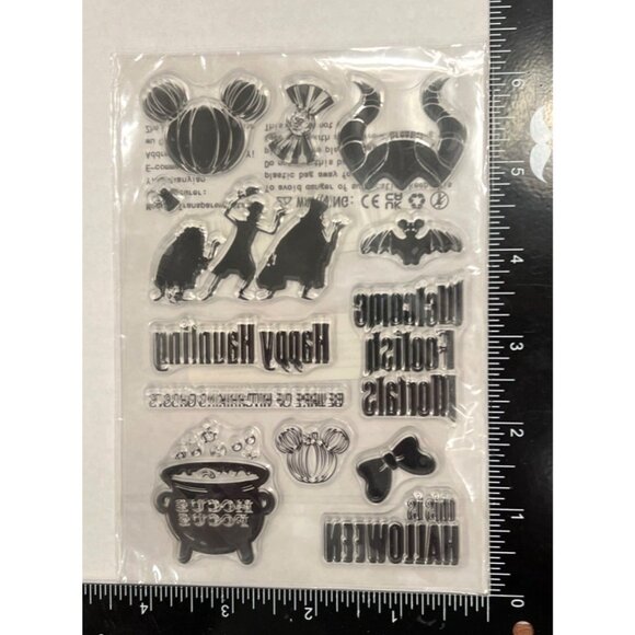 Disney Halloween-Themed hocus pocus Clear Stamps Set For Crafting & Scrapbooking - Picture 2 of 3